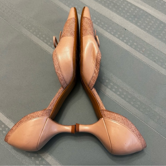 Stuart Weitzman EUC d’Orsay Kitten Heels Women’s Size 5 Square Toe Bow Detail - Picture 4 of 10